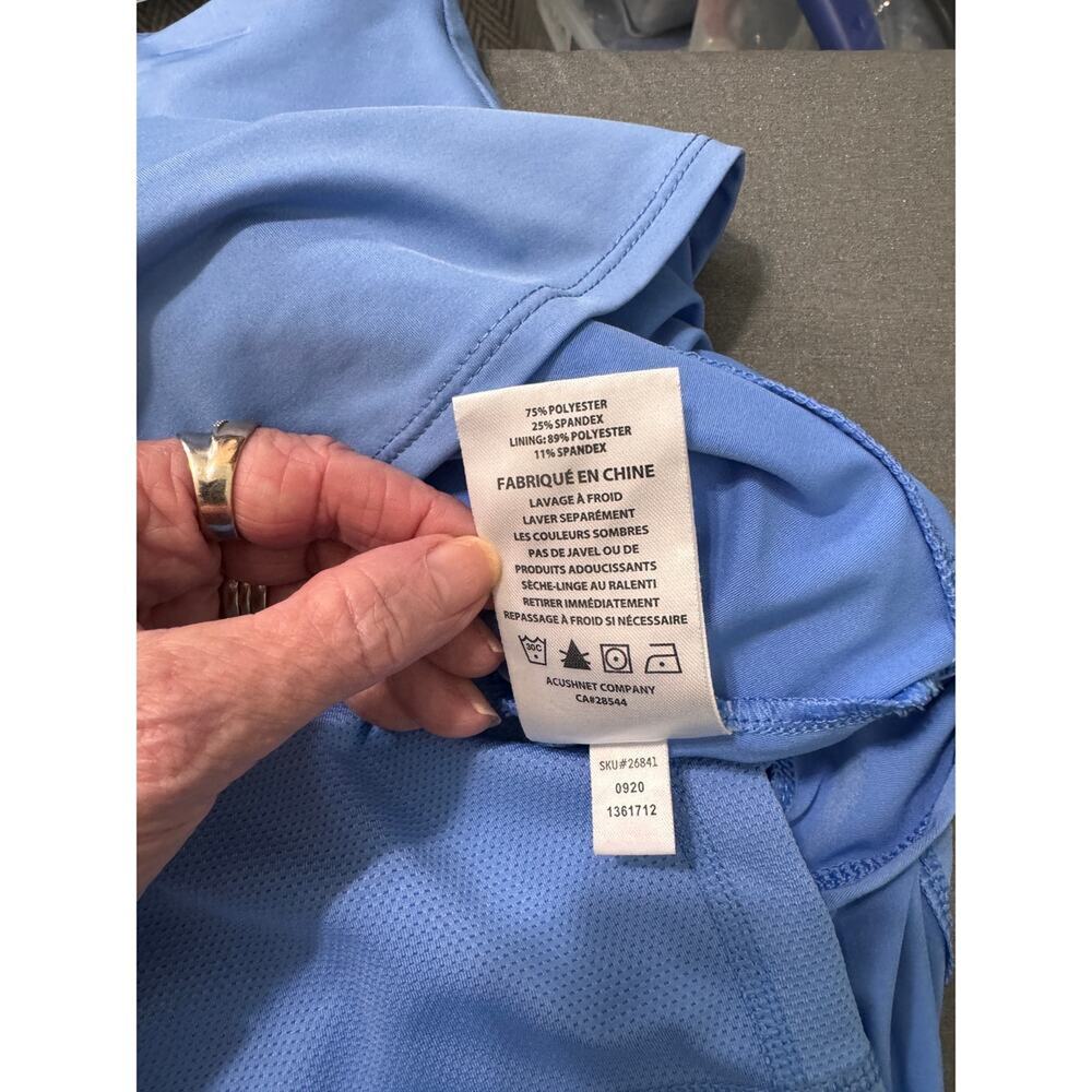 FootJoy FJ Skirt Women's Large Blue Performance Golf Skort Skirt Active Fitness - Picture 9 of 11